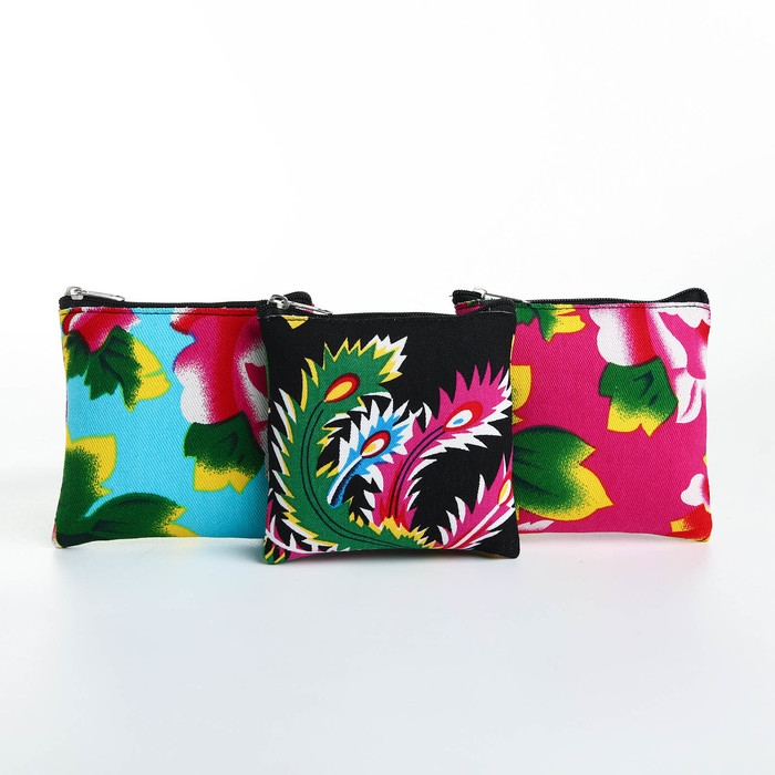 Кошелёк женский на молнии, цвет МИКС Кошелёк женский на молнии, цвет МИКС