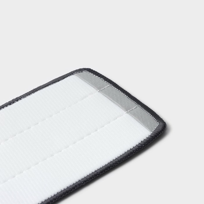 Насадка для швабры Raccoon, на липучке, микрофибра, крепления с 2-х сторон, 32×12,5 см Насадка для швабры Raccoon, на липучке, микрофибра, крепления с 2-х сторон, 32×12,5 см