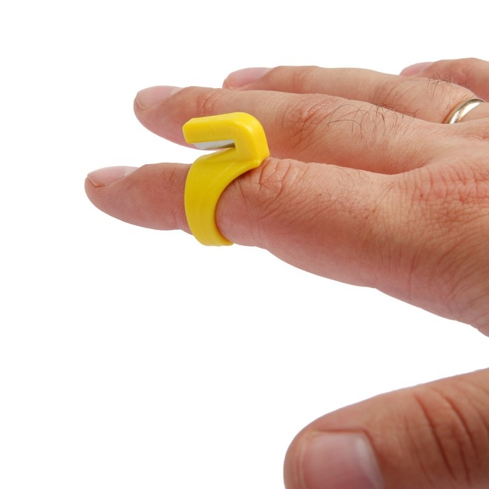 Наперсток-кольцо ТУНДРА, для обрезки строп, ниток, лески, проводов, 3 шт. Наперсток-кольцо ТУНДРА, для обрезки строп, ниток, лески, проводов, 3 шт.