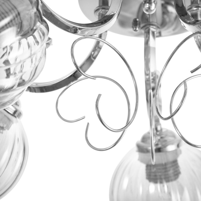 Люстра Люстра "Эшли" 5х40Вт Е27 Хром 55х55х20см