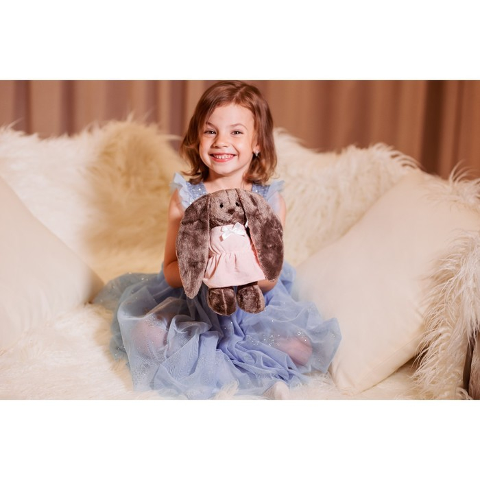 Мягкая игрушка «Леди Li», заяц, 25 см Мягкая игрушка «Леди Li», заяц, 25 см