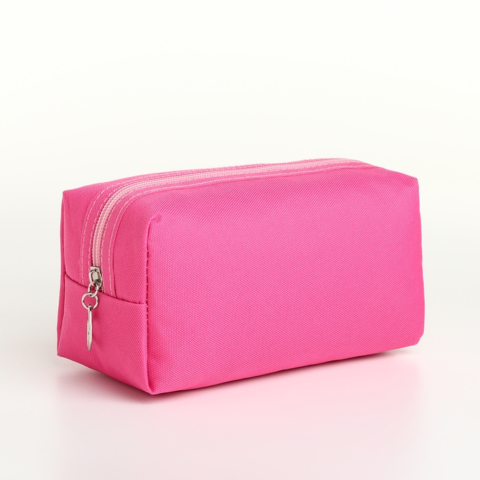 Косметичка на молнии, цвет розовый Косметичка на молнии, цвет розовый