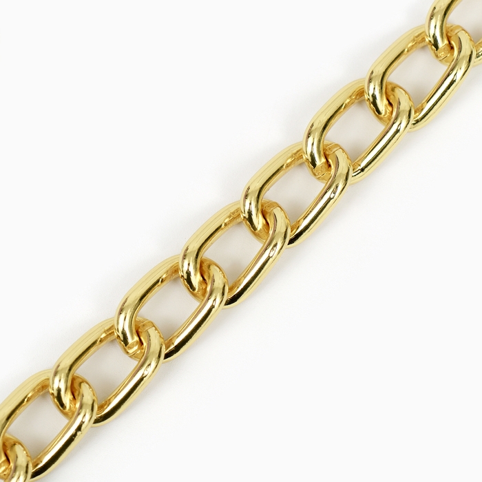 Ошейник - удавка металлический однорядный, 65 см, толщина проволоки 3,5 мм, золотистый Ошейник - удавка металлический однорядный, 65 см, толщина проволоки 3,5 мм, золотистый