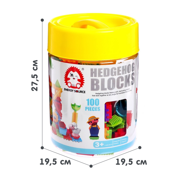 Конструктор игольчатый BRISTLES «Весёлая ферма», 100 деталей Конструктор игольчатый BRISTLES «Весёлая ферма», 100 деталей