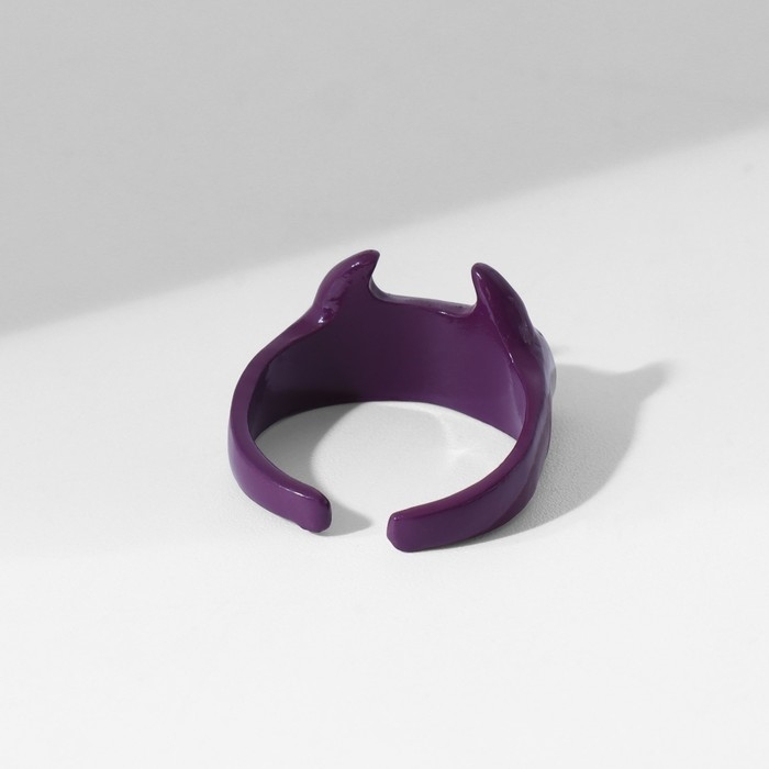 Кольцо «Монстрик» беззубик, цвет фиолетовый, безразмерное Кольцо «Монстрик» беззубик, цвет фиолетовый, безразмерное