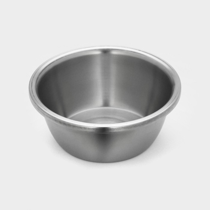 Миска из нержавеющей стали «Проф», 2,3 л, 22×9 см, матовая, толщина стали 0,6 мм Миска из нержавеющей стали «Проф», 2,3 л, 22×9 см, матовая, толщина стали 0,6 мм