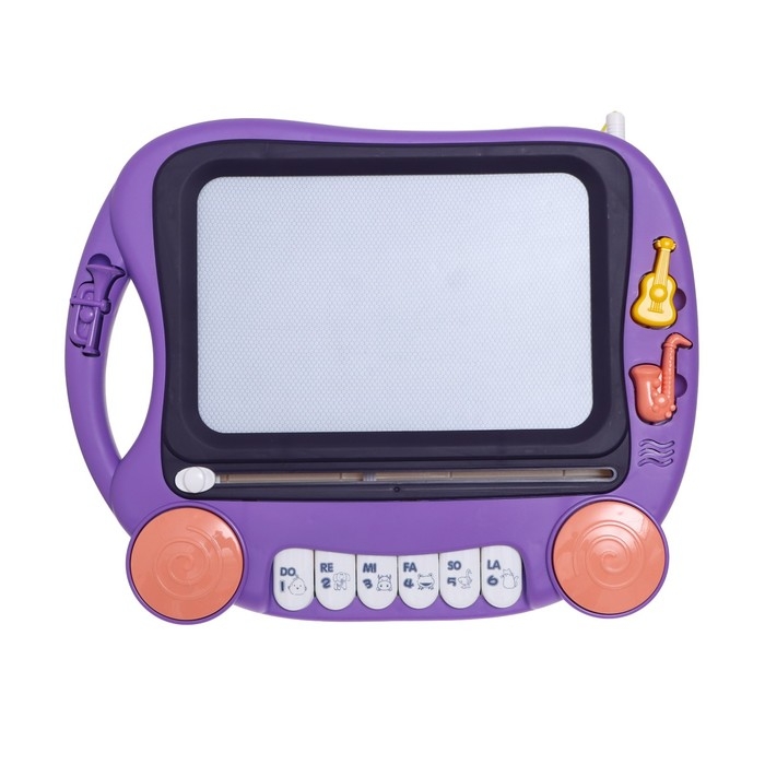 Развивающий столик «Рисуем вместе», звук, свет, цвет фиолетовый Развивающий столик «Рисуем вместе», звук, свет, цвет фиолетовый