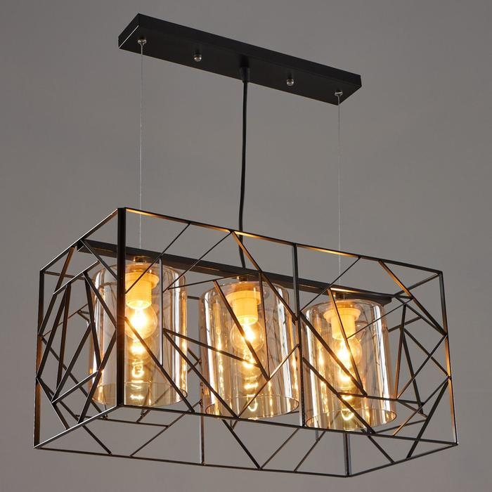 Светильник BayerLux 1692/3  E27 40Вт черный 23,5х48х24,5 см