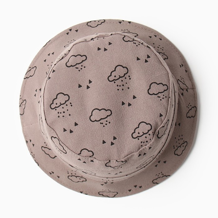 Панама детская MINAKU Панама детская MINAKU "Облака", цвет тёмно-бежевый, размер 46