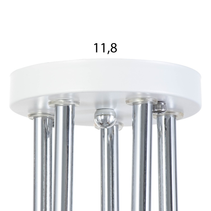 Люстра Люстра "Либи" 5х60Вт Е27 Белый 60х60х24см