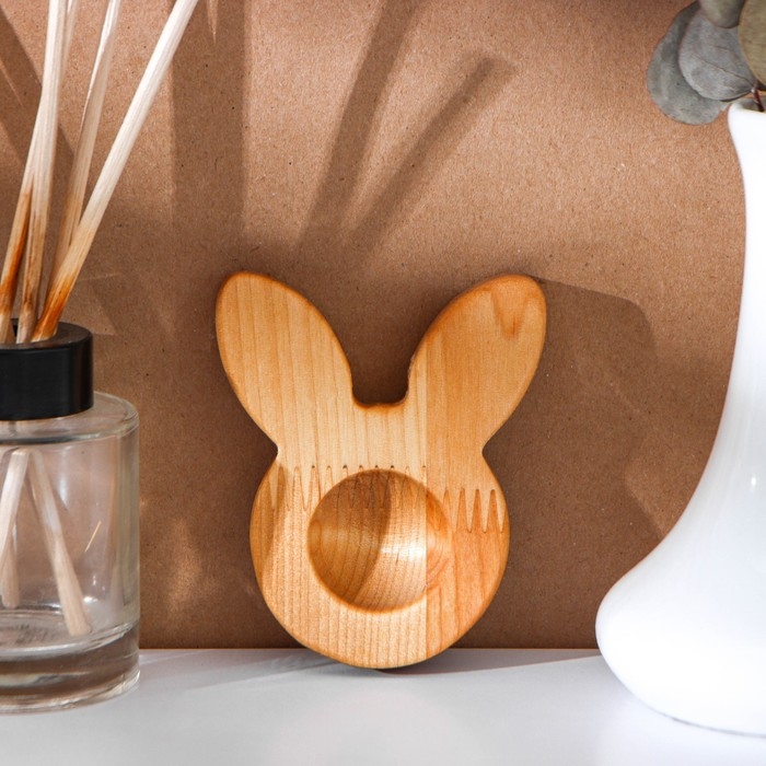 Пасхальный набор Adelica, подставка для яиц заяц 1 ячейка, сервировочная доска, термонаклейки 7 шт, берёза Пасхальный набор Adelica, подставка для яиц заяц 1 ячейка, сервировочная доска, термонаклейки 7 шт, берёза