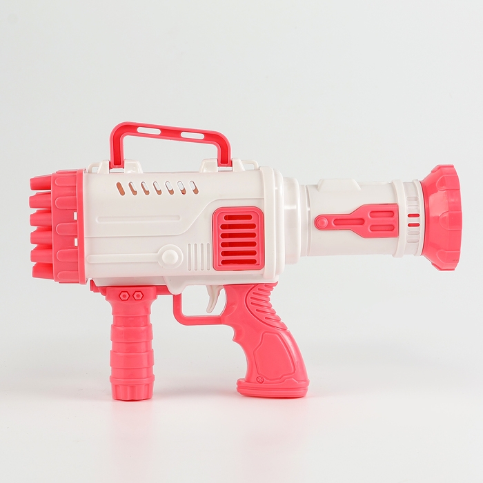 Генератор мыльных пузырей «Световой», цвет розовый, 27,5 × 7,5 × 18,5 см Генератор мыльных пузырей «Световой», цвет розовый, 27,5 × 7,5 × 18,5 см