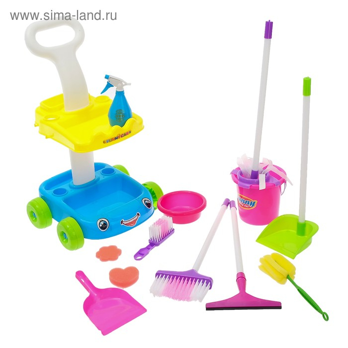 Игровой модуль на колёсах «Мамина помощница», с аксессуарами Игровой модуль на колёсах «Мамина помощница», с аксессуарами