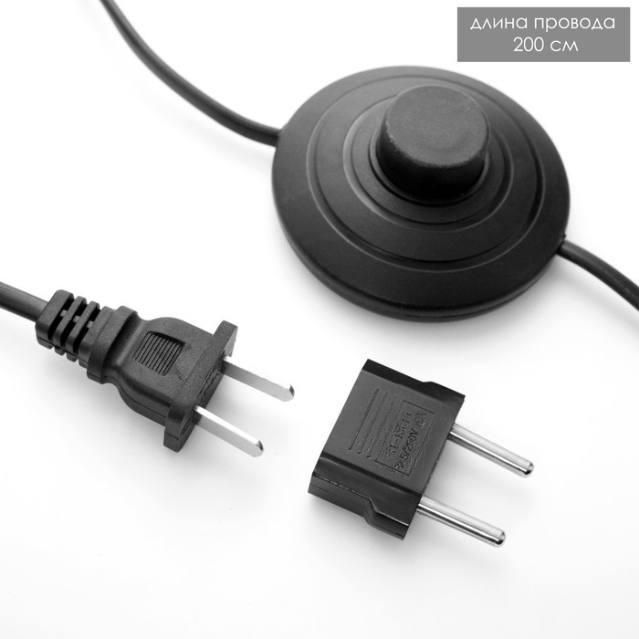 Торшер  Торшер "Бабл" LED 18Вт 4000К черный 38х38х155см