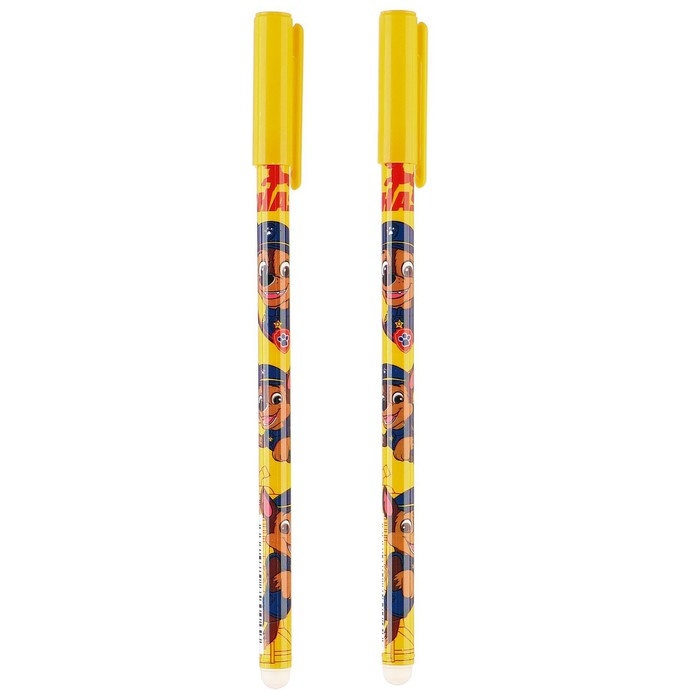 Ручка пиши стирай, 2 штуки, 4 стержня, Щенячий патруль Ручка пиши стирай, 2 штуки, 4 стержня, Щенячий патруль