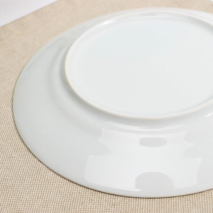 Тарелка фарфоровая «Беатриче», d=17,5 см, цвет белый Тарелка фарфоровая «Беатриче», d=17,5 см, цвет белый