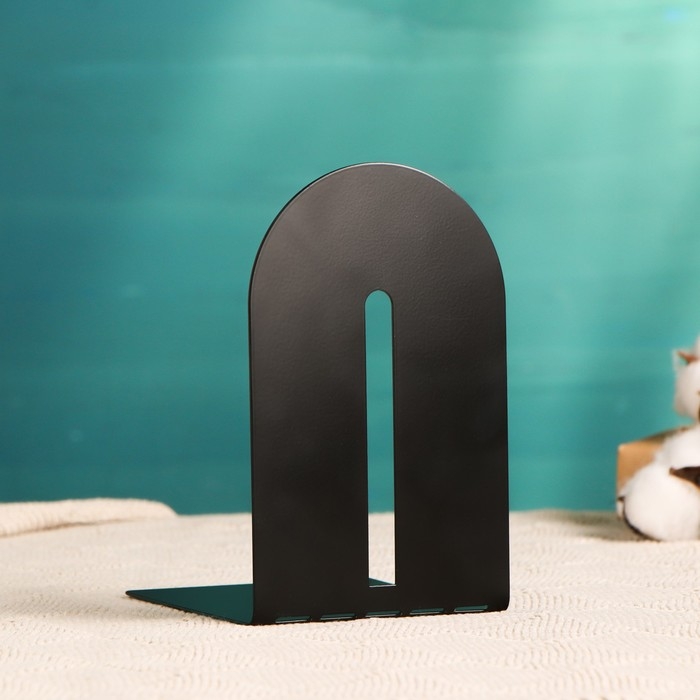 Держатель-подставка для книг  Держатель-подставка для книг "Минимализм" черный, 1шт