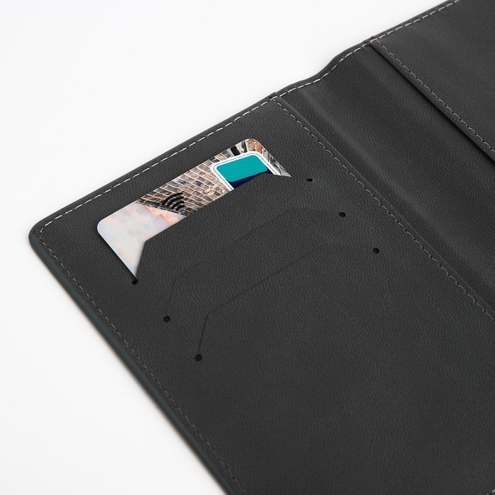 Обложка для паспорта, цвет тёмно-серый Обложка для паспорта, цвет тёмно-серый