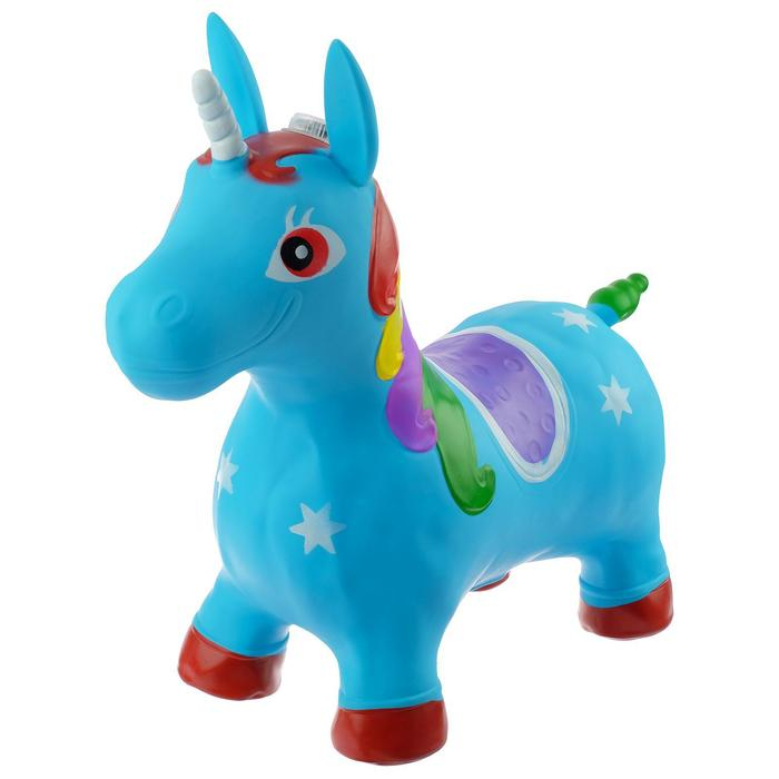Попрыгун ZABIAKA «Единорог», 68х28х57 см, 1400 г, цвет МИКС Попрыгун ZABIAKA «Единорог», 68х28х57 см, 1400 г, цвет МИКС