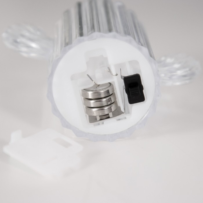 Ночник Ночник "Кактус" LED 1Вт 3х AG10 прозрачный 5,5х6х11см RISALUX