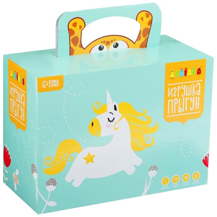 Попрыгун ZABIAKA «Лошадь», 47х30 см, цвет серый Попрыгун ZABIAKA «Лошадь», 47х30 см, цвет серый