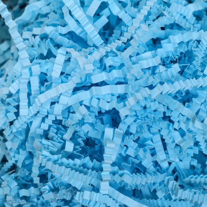 Наполнитель бумажный, голубой, 50 г Наполнитель бумажный, голубой, 50 г