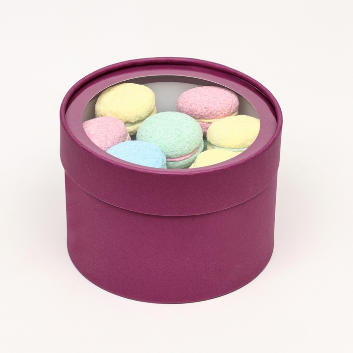 Подарочная коробка Подарочная коробка "Wewak" сливовая, завальцованная с окном, 16 х 11 см