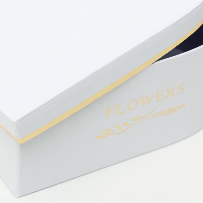 Набор коробок 3 в 1 Набор коробок 3 в 1 "Сердца" белый, 28.5x26x11-23.5x21x8.5 см 7082041