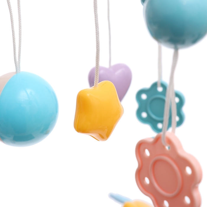 Мобиль музыкальный «Песенки совушки», на батарейках, цвет розовый Мобиль музыкальный «Песенки совушки», на батарейках, цвет розовый