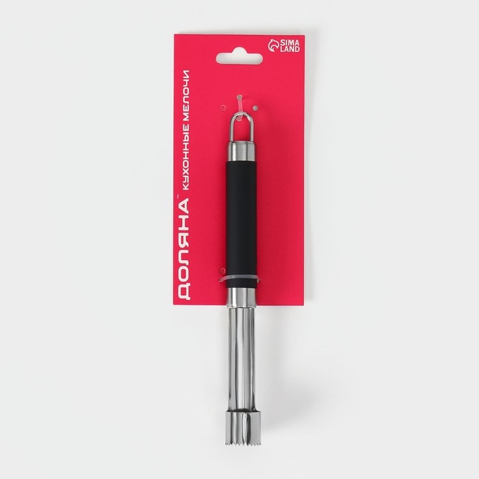 Нож для сердцевины Доляна Venus, 20,5 см, ручка soft - touch, цвет чёрный Нож для сердцевины Доляна Venus, 20,5 см, ручка soft - touch, цвет чёрный