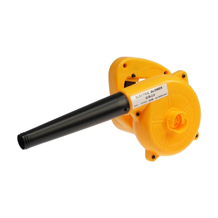 Воздуходувка электрическая ТУНДРА, функция всасывания, 800 Вт, 13000 об/мин, 138 м3/час Воздуходувка электрическая ТУНДРА, функция всасывания, 800 Вт, 13000 об/мин, 138 м3/час