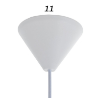 Светильник BayerLux 1673/1WT E27 40Вт бело-черный 48х48х36-136 см