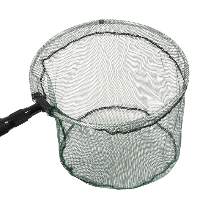 Подсачник складной телескопический П-04, усиленный, 300 см, круглый обод 35 см, капрон Подсачник складной телескопический П-04, усиленный, 300 см, круглый обод 35 см, капрон