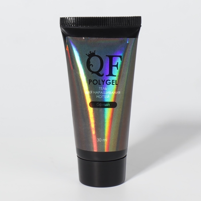 Полигель для наращивания, 3-х фазный, 30 мл, LED/UV, цвет белый Полигель для наращивания, 3-х фазный, 30 мл, LED/UV, цвет белый