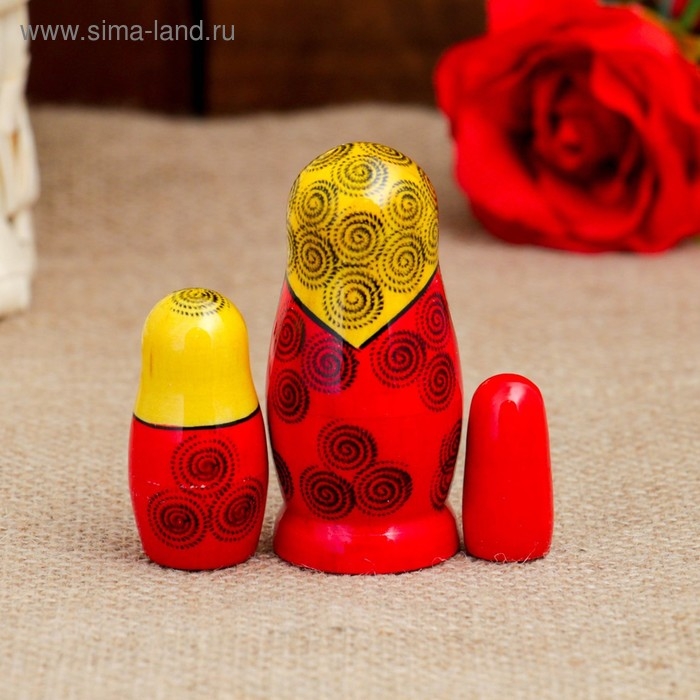 Матрёшка «Семёновская», 3 кукольная, 7 см, высшая категория Матрёшка «Семёновская», 3 кукольная, 7 см, высшая категория