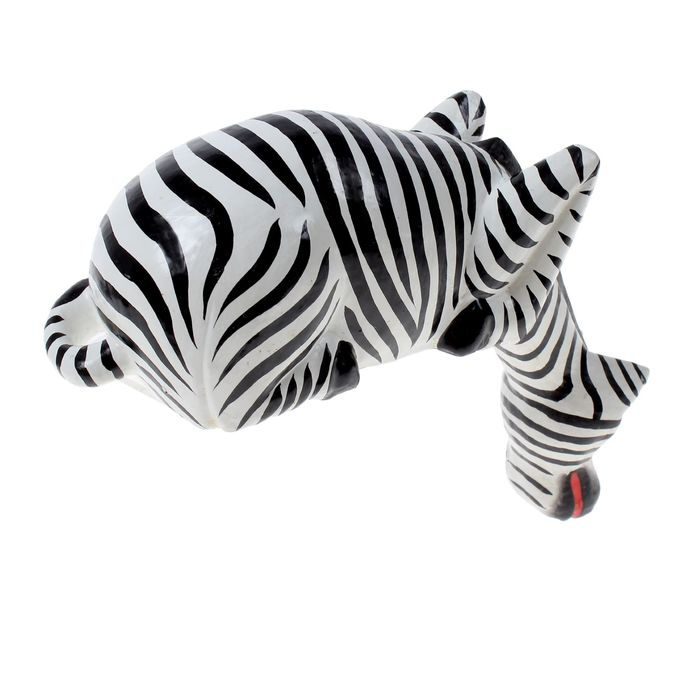Сувенир дерево  Сувенир дерево "Подглядывающая зебра" 24х17х7 см