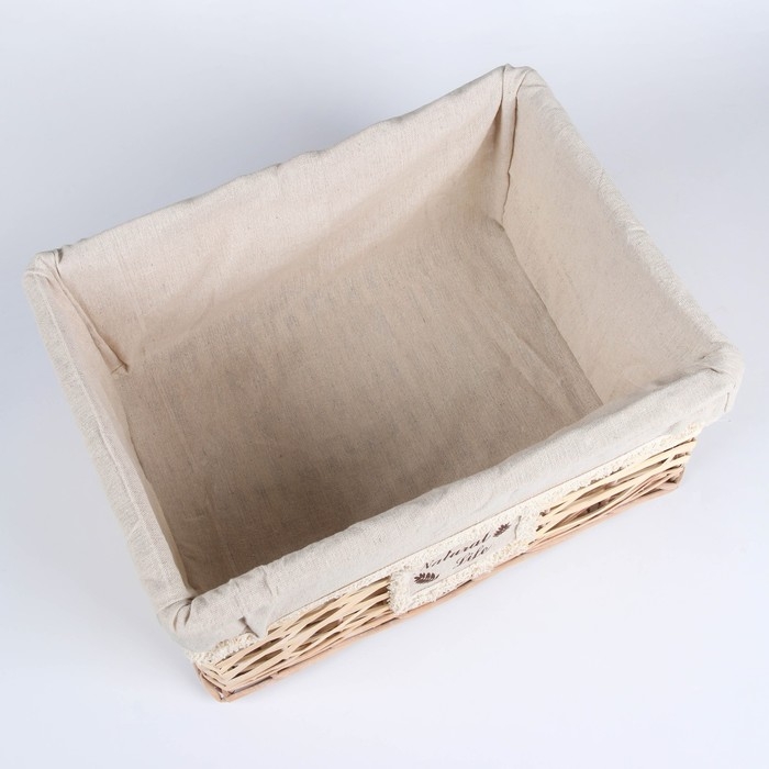 Корзина стеллажная Корзина стеллажная "Natural Life", 40х31х17 см