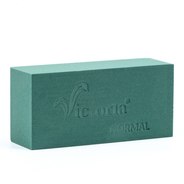 Губка флористическая Губка флористическая "Виктория" кирпич, 23 х 11 х 8 см, набор 2 шт