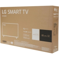 Телевизор LG 32LQ63806LC, 32", 1920x1080, DVB-/T2/C/S2,HDMI 2,USB 1, smart tv, белый