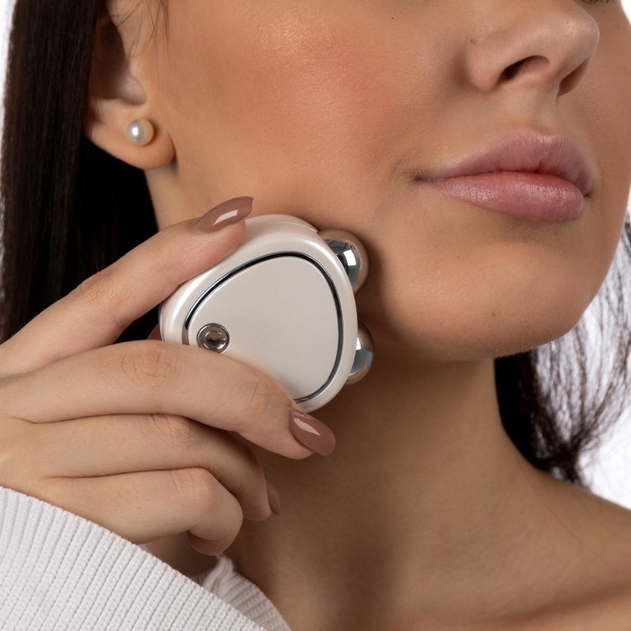 Массажёр для лица LEM-15, микротоковый, белый, от USB Массажёр для лица LEM-15, микротоковый, белый, от USB