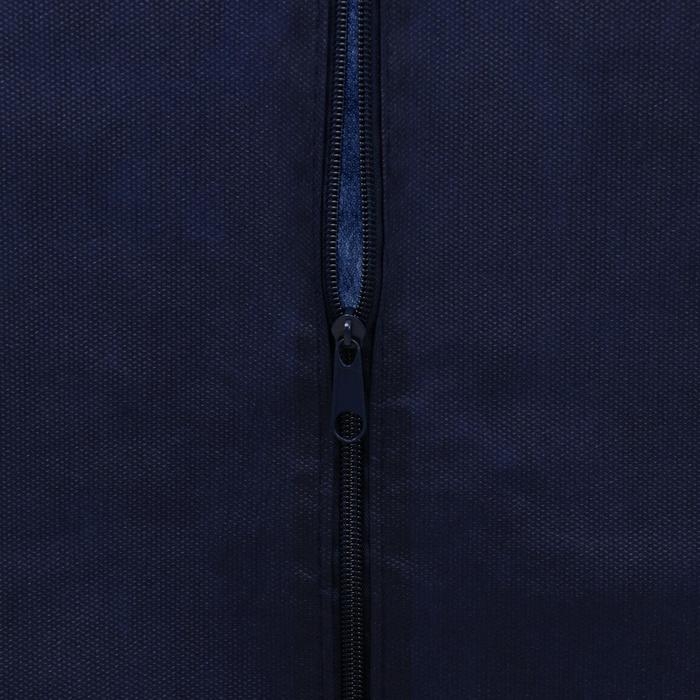 Чехол для одежды с окном, 60×100 см, спанбонд, цвет синий Чехол для одежды с окном, 60×100 см, спанбонд, цвет синий