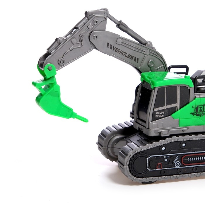 Экскаватор инерционный «Стройка», с прицепом, МИКС Экскаватор инерционный «Стройка», с прицепом, МИКС