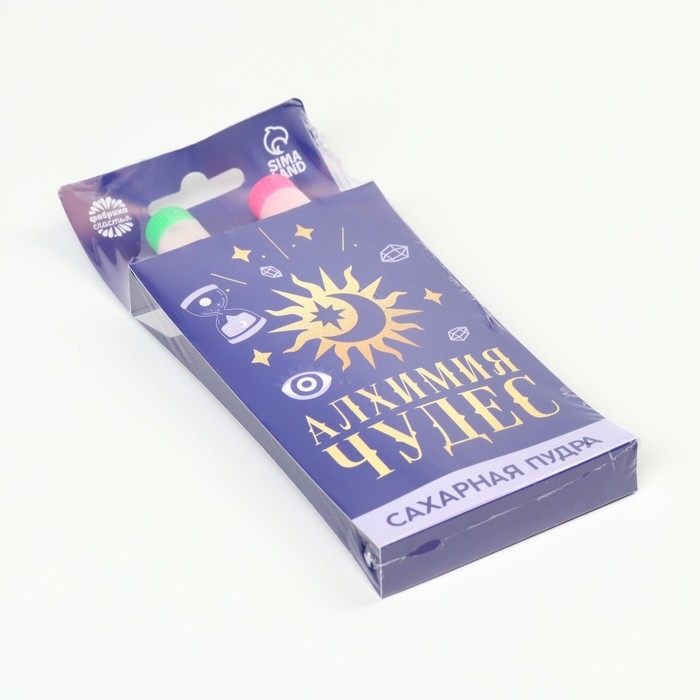 Сахарная пудра «Алхимия чудес» на подложке, 2 шт. Сахарная пудра «Алхимия чудес» на подложке, 2 шт.