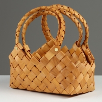 Набор корзин плетеных, 27x16x9,5/26 см, 22x14x9,5/26 см, 2 шт, секвойя