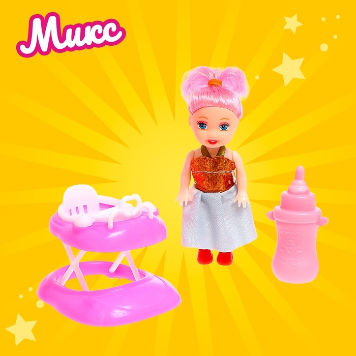 Кукла малышка «Ева» с аксессуарами, МИКС Кукла малышка «Ева» с аксессуарами, МИКС