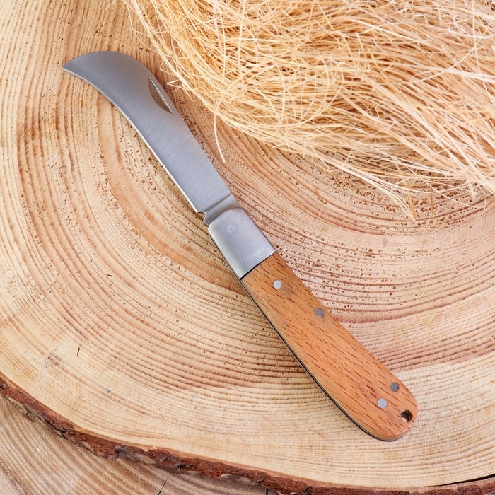 Нож складной "Гаммал", клинок 76мм/2,5мм, рукоять дерево