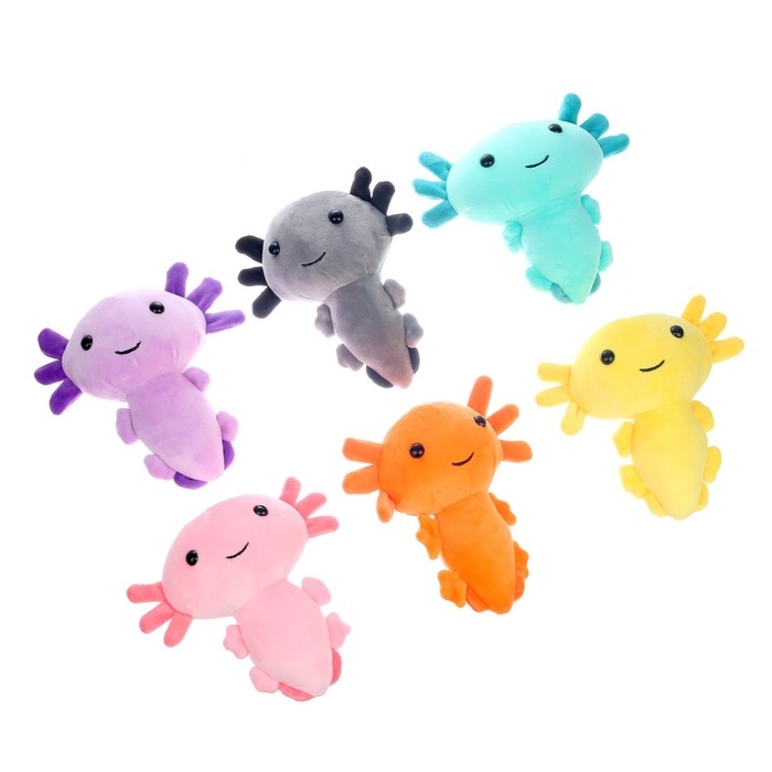 Мягкая игрушка «Аксолотль», цвет МИКС Мягкая игрушка «Аксолотль», цвет МИКС