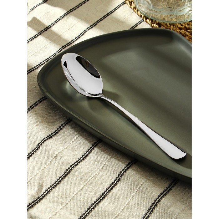 Ложка столовая из нержавеющей стали «Батиста», длина 20,5 см Ложка столовая из нержавеющей стали «Батиста», длина 20,5 см