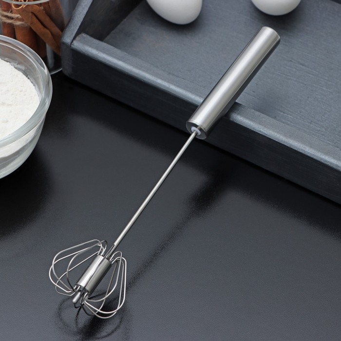 Миксер механический Доляна «Сильвер», 25 см, нержавеющая сталь Миксер механический Доляна «Сильвер», 25 см, нержавеющая сталь