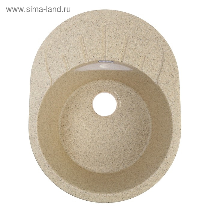 Мойка кухонная из камня GRANMILL 20, 575х445х210 мм, песочная Мойка кухонная из камня GRANMILL 20, 575х445х210 мм, песочная